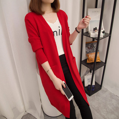 Sweater Jacket Solid Color Knitted Cardigan 8
